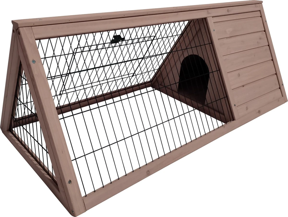 Duvo Woodland Konijnenhok Tristan Forest Taupe L – 150x60x50cm 1 Duvo Woodland Konijnenhok Tristan Forest Taupe L – 150x60x50cm