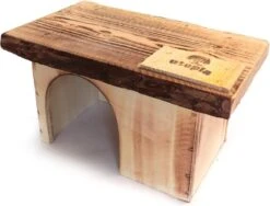 Utopia Caviahuis / Konijnenhuis Gebrand Douglas Hout 32X40X26 CM