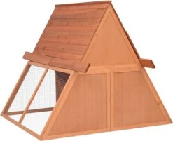 VidaXL Konijnenhok 152x127x109,5 Cm Massief Vurenhout