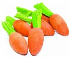 Happy Pet Knaagspeelgoed 8 X 3 Cm Hout Oranje/groen 6-delig