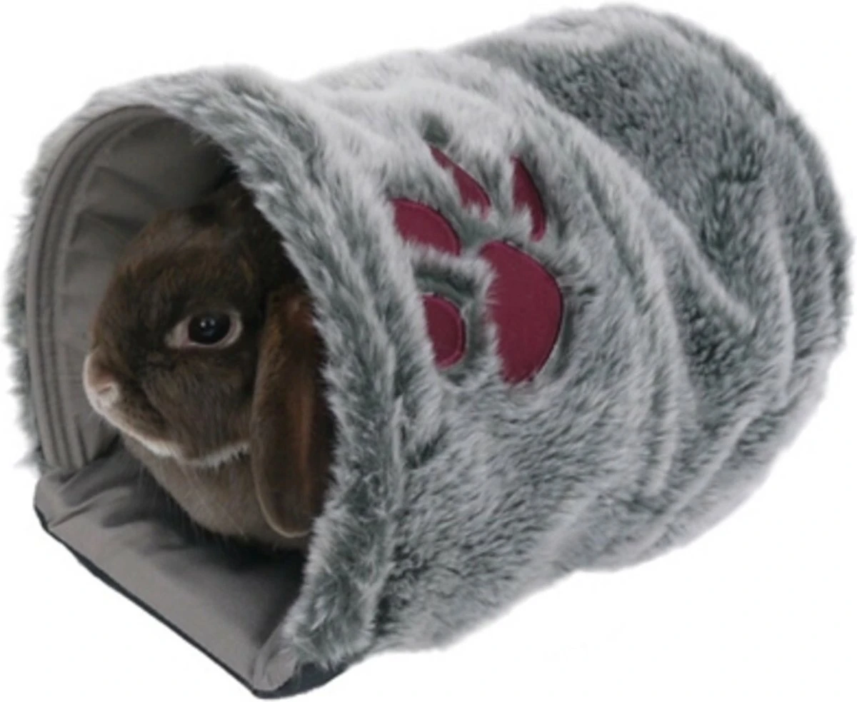 Rosewood Snuggles Pluche Tunnel Knaagdier – 28X20 CM 1 Rosewood Snuggles Pluche Tunnel Knaagdier – 28X20 CM