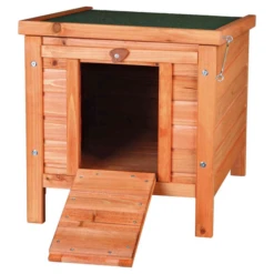 Trixie Natura Knaagdier/Konijnenhuis – Kooi Accessoire – 42x43x51 Cm Bruin