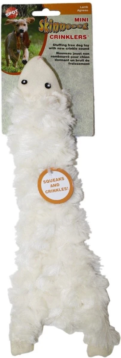 Skinneeez Pluche Lammetje – Vrij Van Pluche Vulling – Met Pieper – Small 34 Cm 1 Skinneeez Pluche Lammetje – Vrij Van Pluche Vulling – Met Pieper – Small 34 Cm