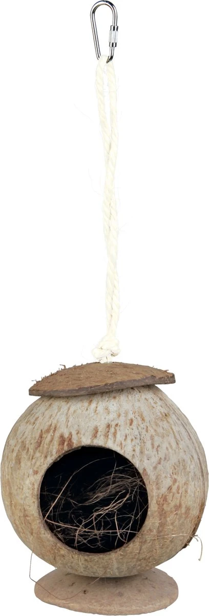 Trixie – Kokosnoothuis – Hamster – 13 X 13 X 13 Cm 1 Trixie – Kokosnoothuis – Hamster – 13 X 13 X 13 Cm