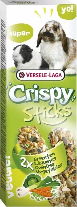 Versele-Laga Crispy Sticks Konijn&Cavia Groenten