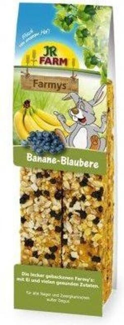 JR Farm Knaagdier Stick Farmys Banaan – Bos Bes 2 X 80 Gram