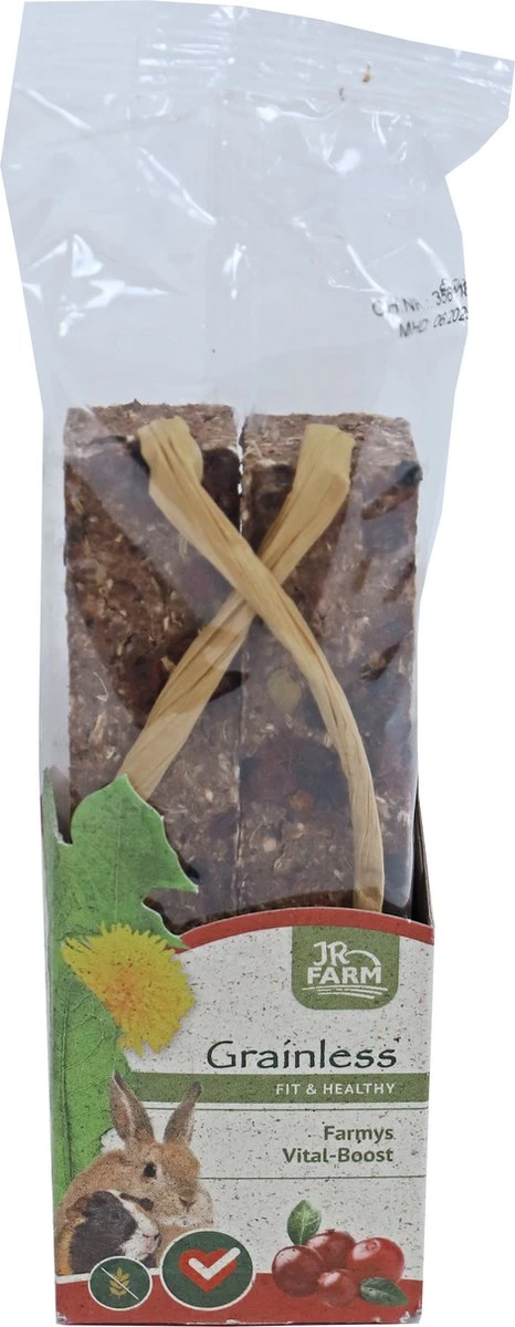 JR Farm – Knaagdier Grainless Farmys – Vitale Boost – 140 Gram 1 JR Farm – Knaagdier Grainless Farmys – Vitale Boost – 140 Gram