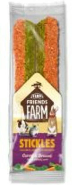 8x Tiny Friends Farm Knaagdierstick Wortel – Broccoli 100 Gr