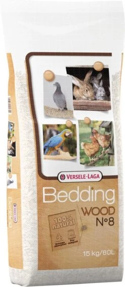 Versele-Laga Wood Bedding Beukenhout No. 8 – 15 Kg