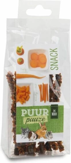 Witte Molen Puur Pauze Knabbelhoutjes Wortel 50 Gram