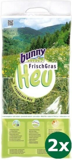 2×750 Gr Bunny Nature Vers Gras Hooi