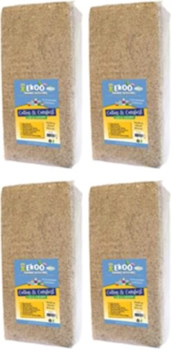 4x – Ekoo Bedding – Cotton & Comfort – Bodembedekking – 140L