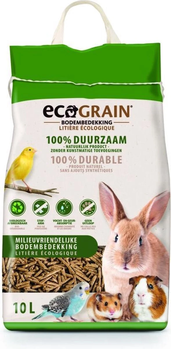 EcoGrain Bodembedekking 10 Ltr 1 EcoGrain Bodembedekking 10 Ltr