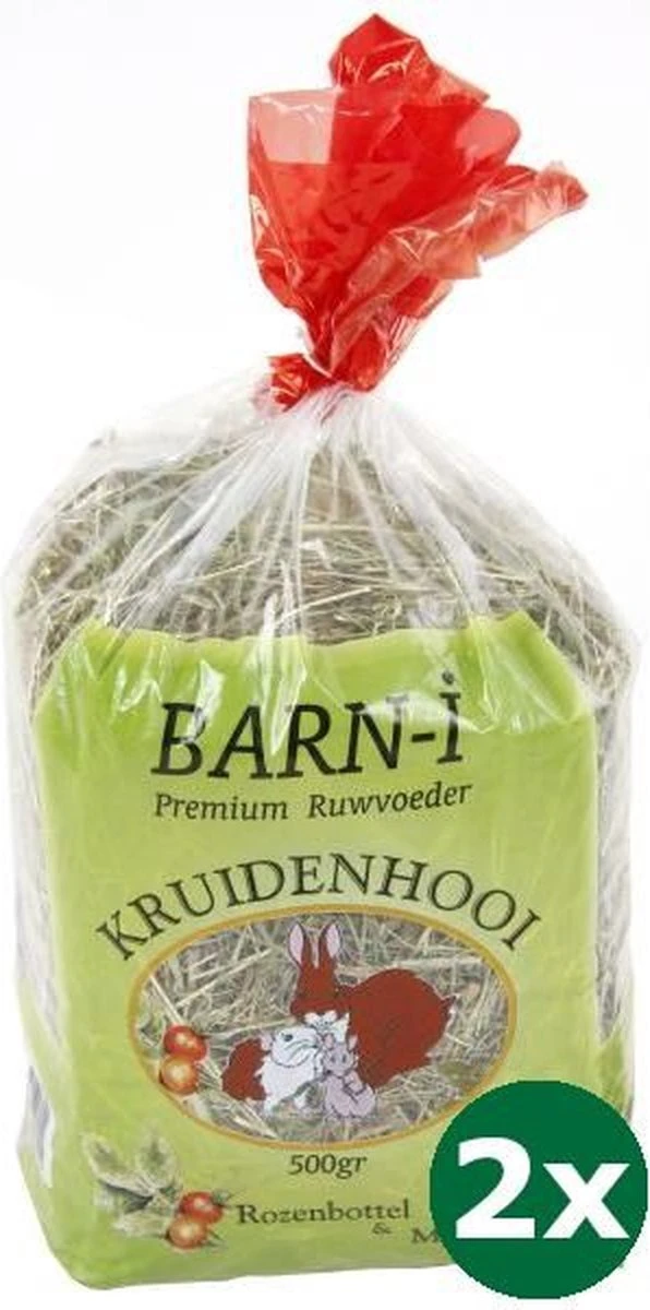 12x6x500 Gr Barn-i Kruidenhooi Rozenbottel / Mint 1 12x6x500 Gr Barn-i Kruidenhooi Rozenbottel / Mint