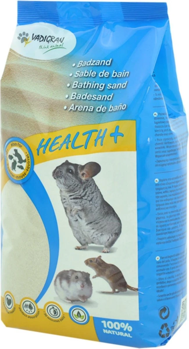 Dierenbenodigdheden Vadigran Chinchilla Badzand 2 Kg 1 Dierenbenodigdheden Vadigran Chinchilla Badzand 2 Kg