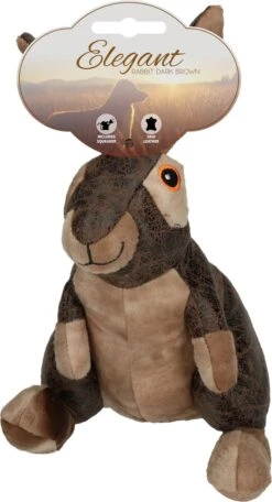 Elegant Konijn Knuffel Donkerbruin