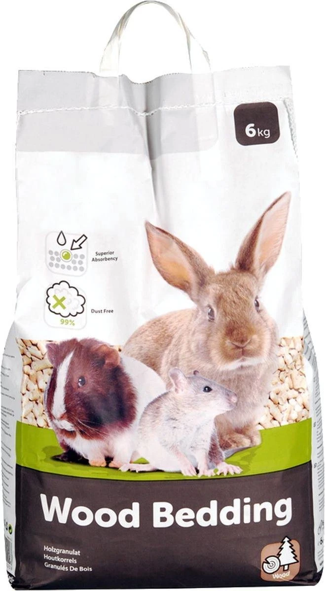 Flamingo – Knaagdieren Bodembedekking Houtkorrels – 6 Kg 1 Flamingo – Knaagdieren Bodembedekking Houtkorrels – 6 Kg