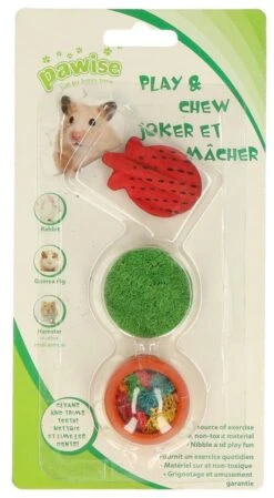 Pawise Wood’n Loofah Pretty Toys Aardbei