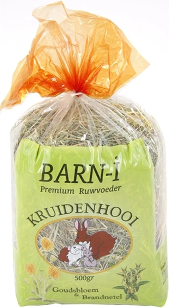 Barn-i Kruidenhooi Goudsbloem/brandnetel – 500 Gr – 6 Stuks 1 Barn-i Kruidenhooi Goudsbloem/brandnetel – 500 Gr – 6 Stuks
