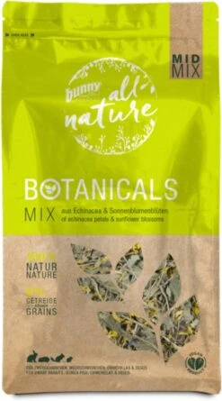Bunny Nature Botanicals Mix Rudbeckia & Zonnebloem Zonnebloem – Kruidenvoer – 140 G