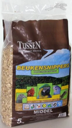 Tijssen Goed Voor Dieren – Bodembedekking – Vogel – Beukensnippers – Middel – 5KG – 1ST