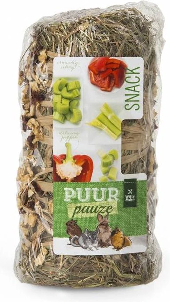 Witte Molen Puur Pauze Hooirol Selder & Paprika 200 Gram 1 Witte Molen Puur Pauze Hooirol Selder & Paprika 200 Gram