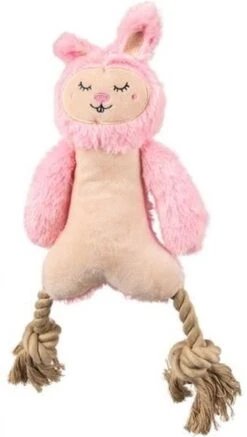 Fofos Konijn Met Flosbenen Pluche 34x20x3,5 Cm
