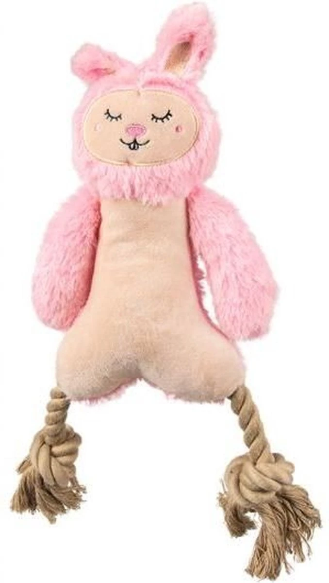 Fofos Konijn Met Flosbenen Pluche 34x20x3,5 Cm 1 Fofos Konijn Met Flosbenen Pluche 34x20x3,5 Cm