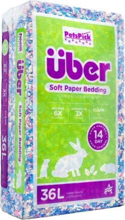 Petspick Uber Paper – Bodembedekking – Soft Bedding – 36LTR – 1ST