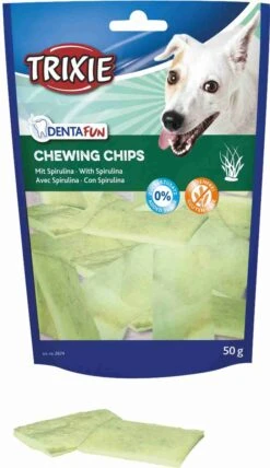 Trixie Denta Fun Spirulina Chewing Chips 100 Gram