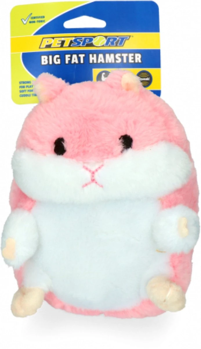 Petmate PetSport Big Fat Hamster Roze 1 Petmate PetSport Big Fat Hamster Roze