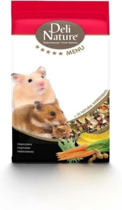 5x Deli Nature 5 Sterren Menu Goudhamster 750 Gr