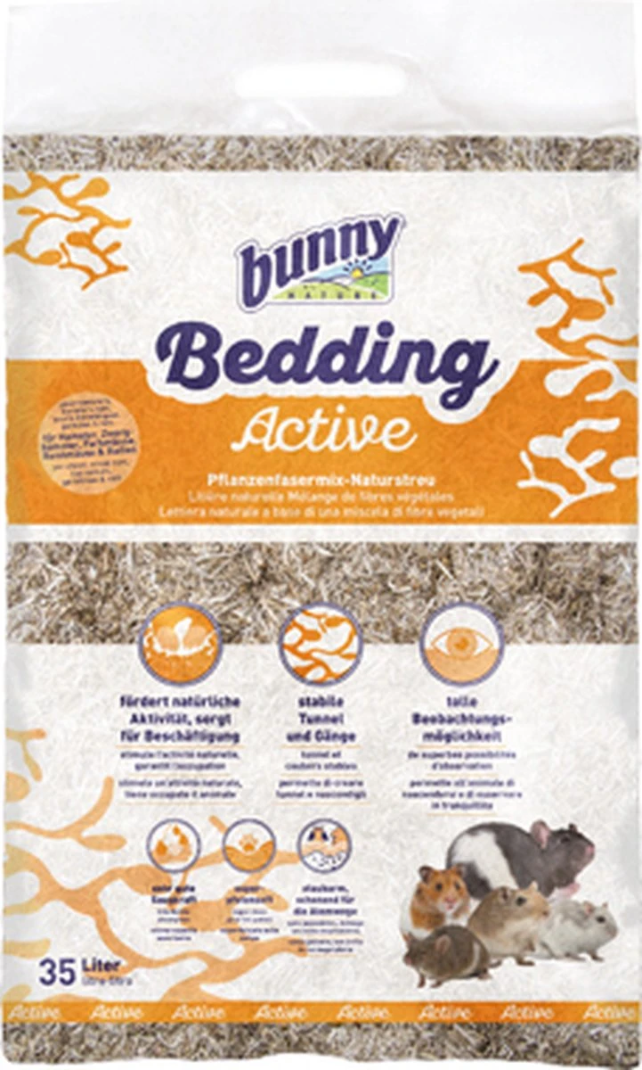 Bunny Nature Bedding Active – Bodembedekking – 35L 1 Bunny Nature Bedding Active – Bodembedekking – 35L