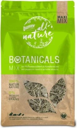 450 Gr Bunny Nature Botanicals Maxi Mix Pepermuntblad / Kamillebloesem