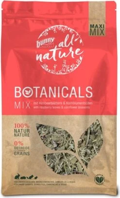450 Gr Bunny Nature Botanicals Maxi Mix Frambozenblad / Bloemkoolbloesem
