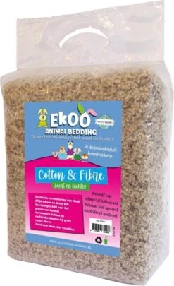 Ekoo Animal Bedding Cotton & Fibre – 40 L