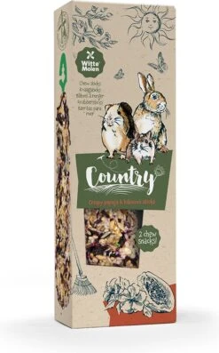 Witte Molen Country Knaagsticks Papaja & Hibiscus 110g