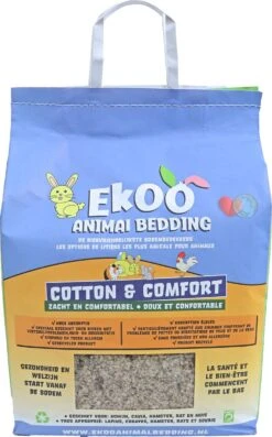 Bodembedekker – Ekoo Animal Bedding Cotton And Comfort – 30 Liter