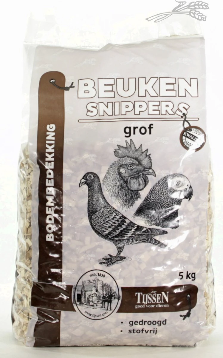 Tijssen – Bodembedekking – Beukensnippers – Grof – Klein – 5KG – 1ST 1 Tijssen – Bodembedekking – Beukensnippers – Grof – Klein – 5KG – 1ST