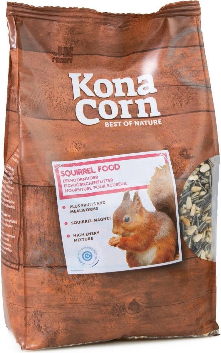Konacorn Eekhoornvoer | 1,4 Kg Knaagdiervoer 1 Konacorn Eekhoornvoer | 1,4 Kg Knaagdiervoer
