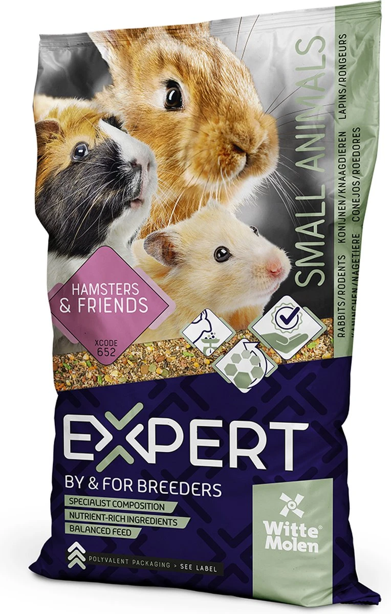 Witte Molen Expert – Voeding Voor Hamsters & Friends 5kg 1 Witte Molen Expert – Voeding Voor Hamsters & Friends 5kg
