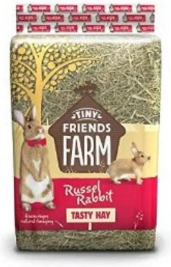 5x Tiny Friends Farm Russel Konijn Tasty Hooi 2 Kg