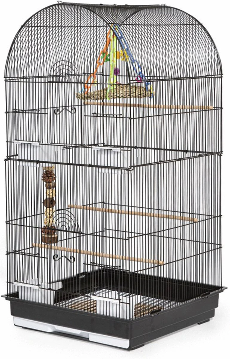 Keddoc – Bird Cage Budgie Tower – Kooi – Zwart 1 Keddoc – Bird Cage Budgie Tower – Kooi – Zwart