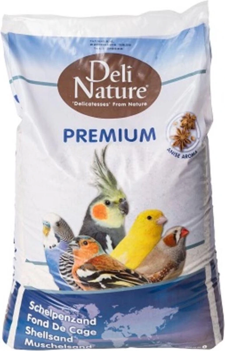 Deli Nature Schelpenzand Premium Wit 20 Kg 1 Deli Nature Schelpenzand Premium Wit 20 Kg