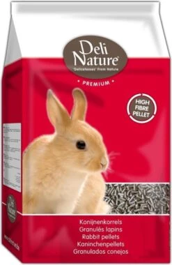 4x Deli Nature Premium Konijnenkorrels 4 Kg