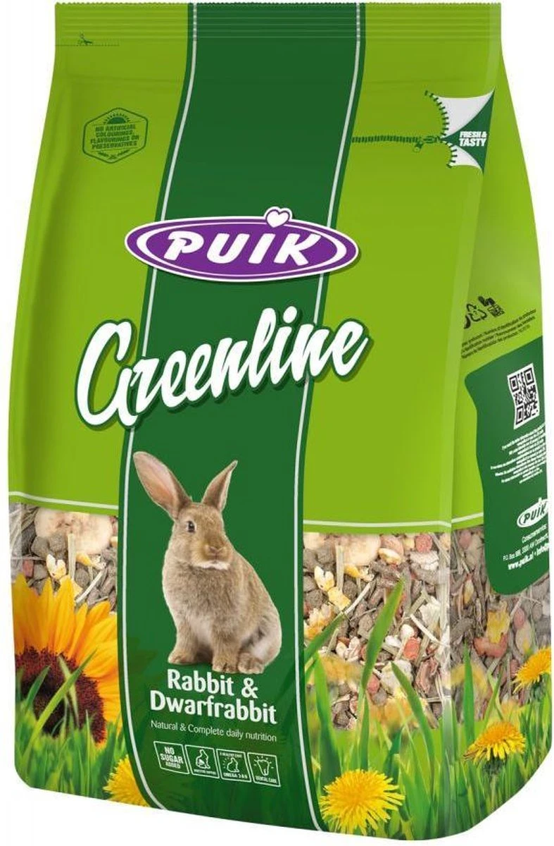 Puik Greenline Konijn En Dwergkonijn 1,5 Kg 1 Puik Greenline Konijn En Dwergkonijn 1,5 Kg