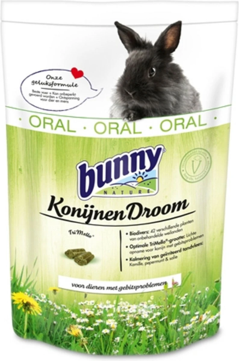 Bunny Nature Konijnendroom Oral 1,5 Kg 1 Bunny Nature Konijnendroom Oral 1,5 Kg