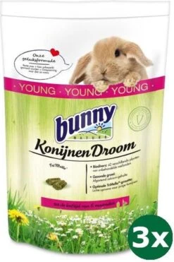 3×1,5 Kg Bunny Nature Konijnendroom Young