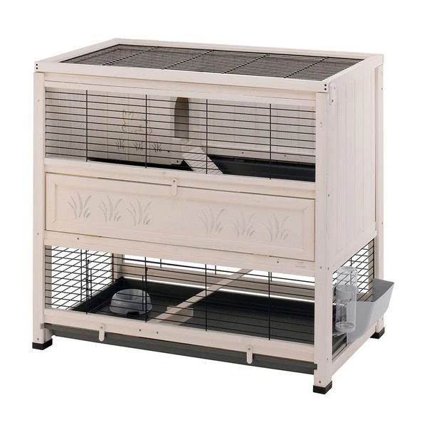 Ferplast Konijnenhok Cottage – Dierenverblijf – 108x59x102.5 Cm White Wash 1 Ferplast Konijnenhok Cottage – Dierenverblijf – 108x59x102.5 Cm White Wash