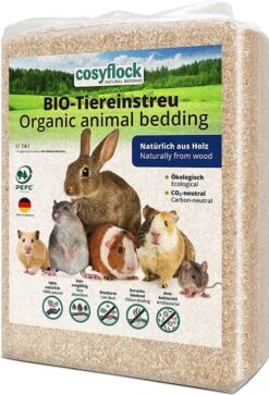 CosyFlock Bodembedekking Knaagdieren 46L Vlokken Van Zachte Houtsoorten